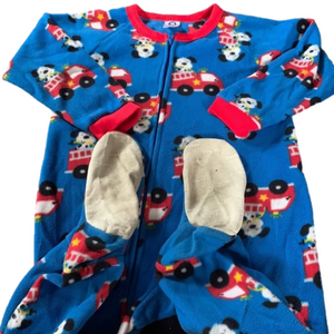 Gerber Embroidered Puppy Fireman Blanket Sleeper